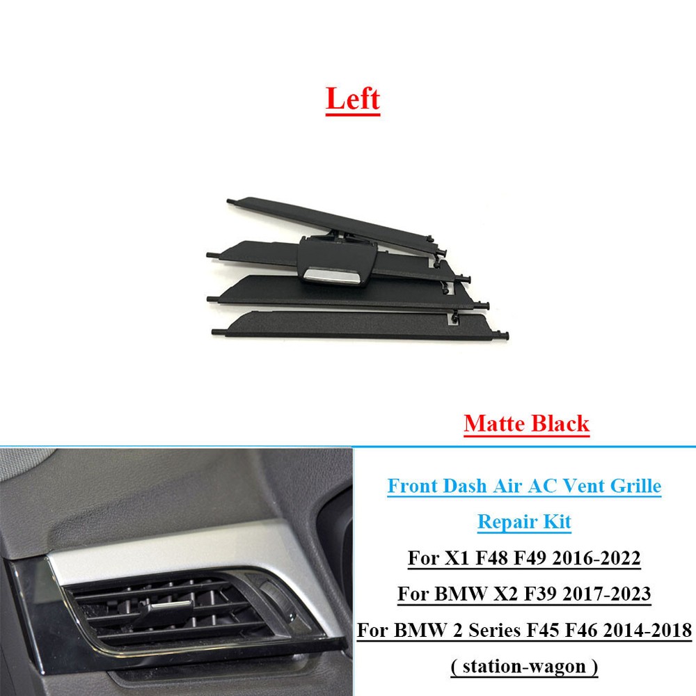 Front Left AC Vent Outlet Grille Repair Kit Fits BMW X1 F48 F49/ X2 F39/ F45 F46