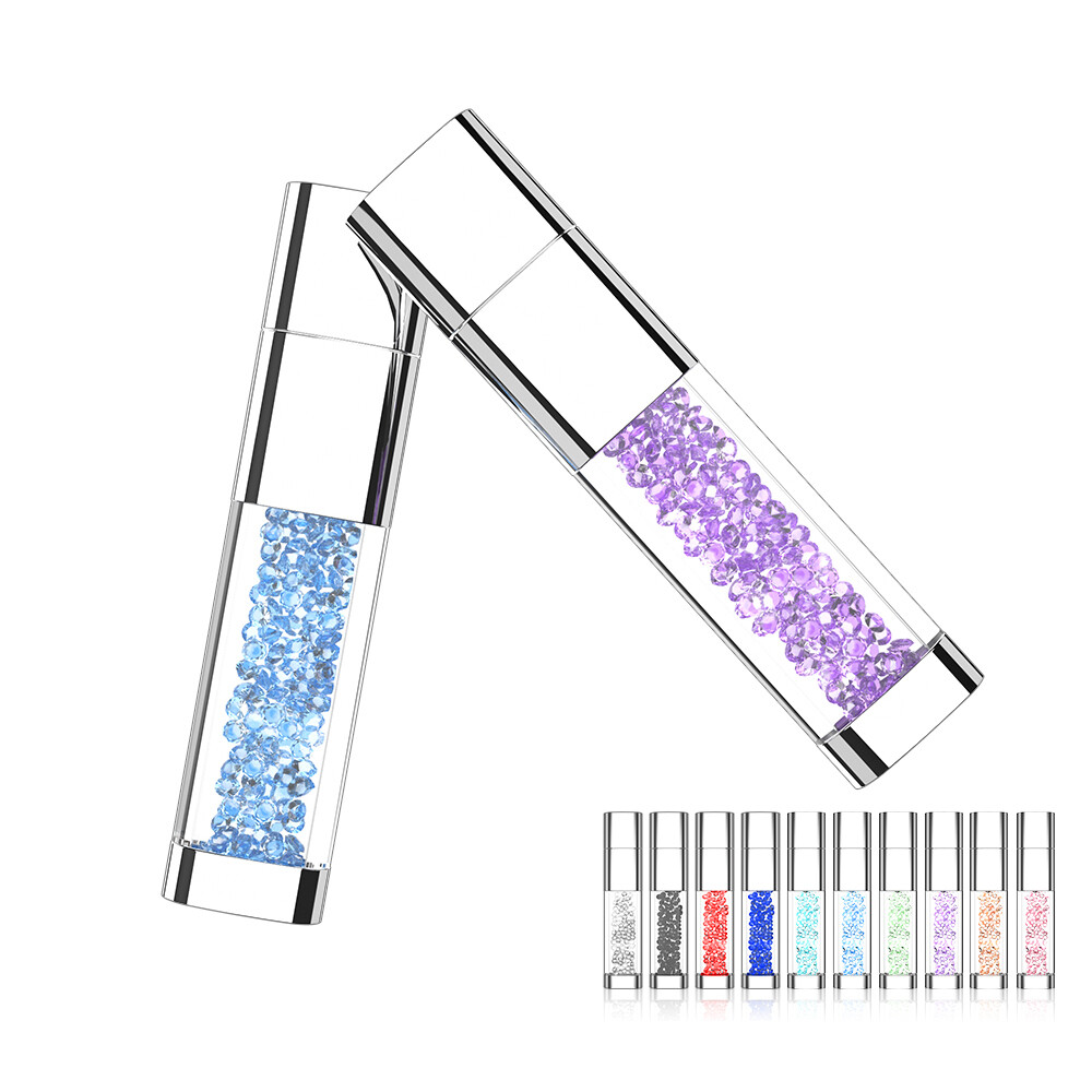 High Speed Crystal Glass U Disk 1GB-512GB USB 2.0 Flash Drive Memory Pen Stick