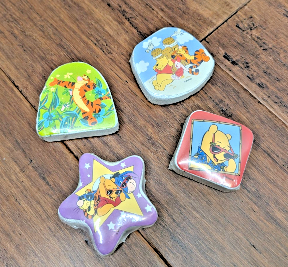 4 Disney Winnie The Pooh Magic Towels 12x12 Inch Set with Tigger Kids Gift