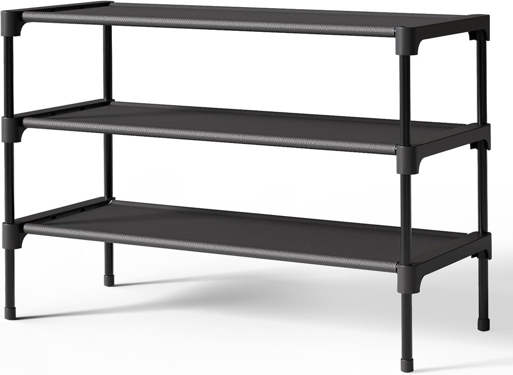 Kitsure 3 Tier Shoe Rack 27.5