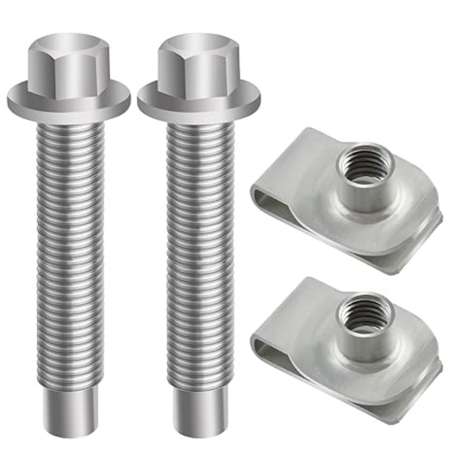 2PCS Fuel Tank Strap Bolts and Nuts Fuel Tank Strap Hardware Kit Compatible with