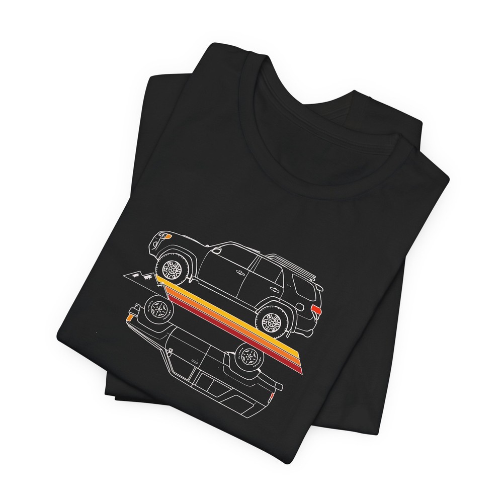 4Runner Heritage tshirt 5th gen vs 1st gen Vintage shirt for Offroad Enthusiasts