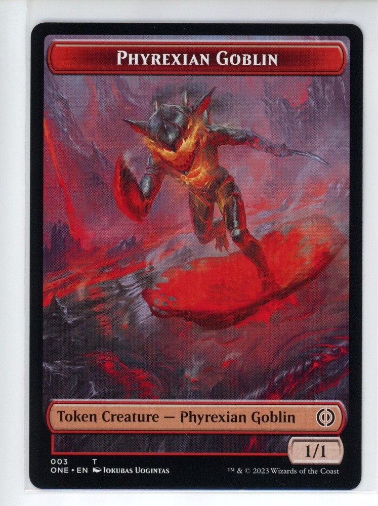 PHYREXIAN GOBLIN TOKEN All Will Be One #3 ONE(NM+)(MTG)