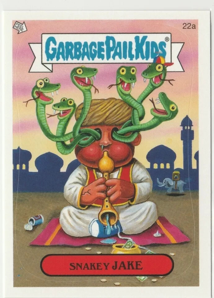 Snakey Jake Garbage Pail Kids GPK 2005 ANS4 Series 4 Card #22a