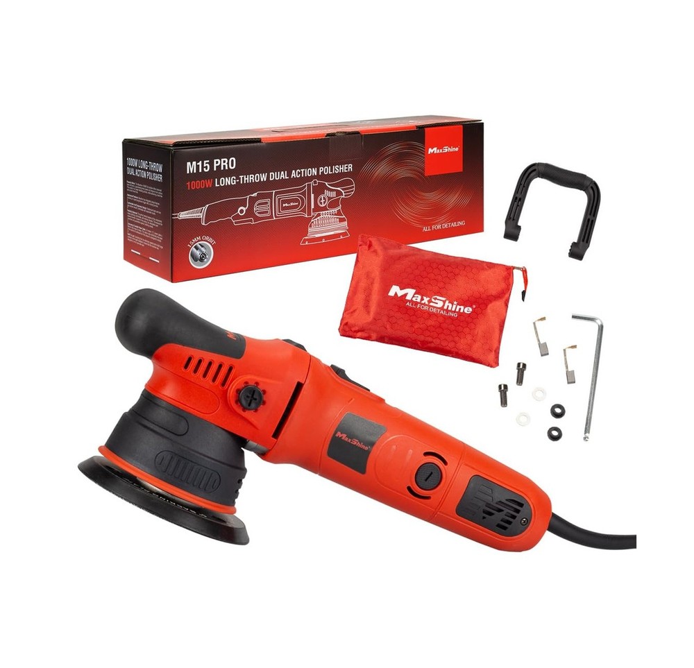 Maxshine M8S V2 Dual Action Polisher Car Detailing Kit - 1000W, 6-Speed, 8mm ...