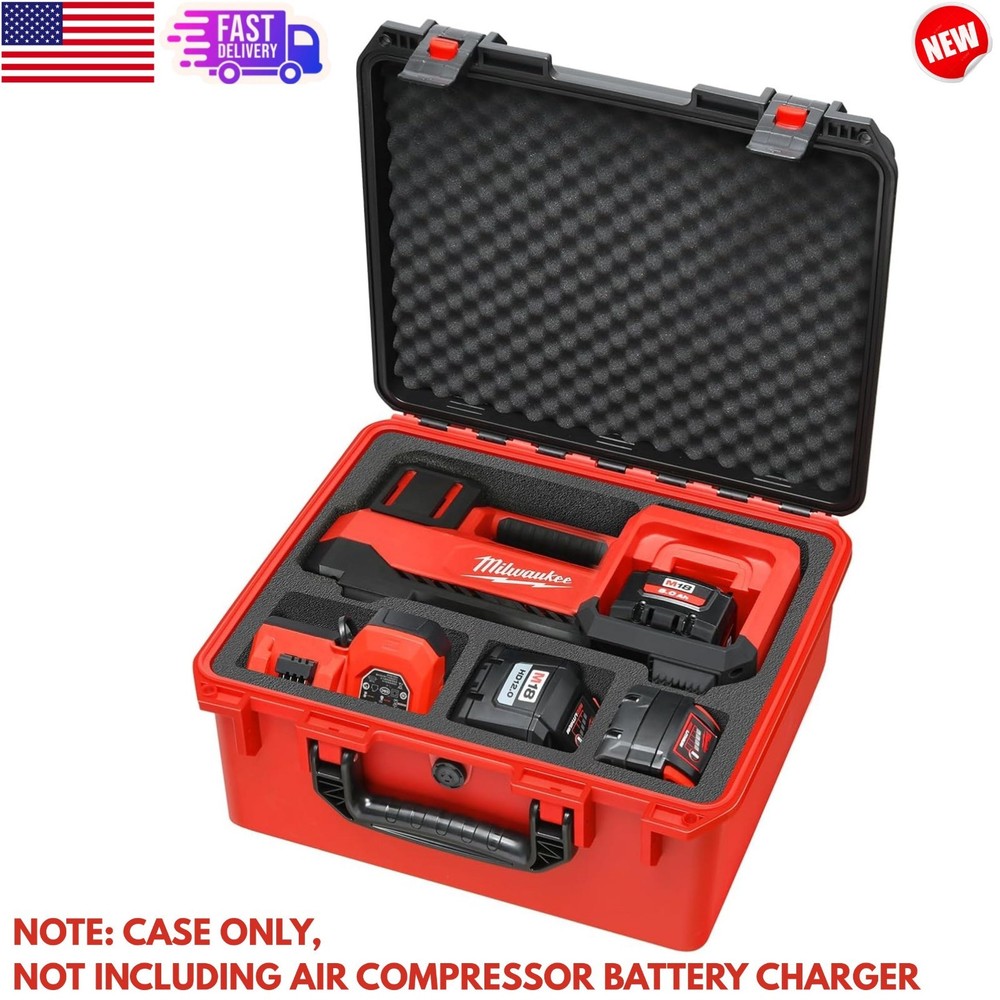 Air Compressor Case Storage Box for Milwaukee M18 Cordless Tire Inflator 2848-20