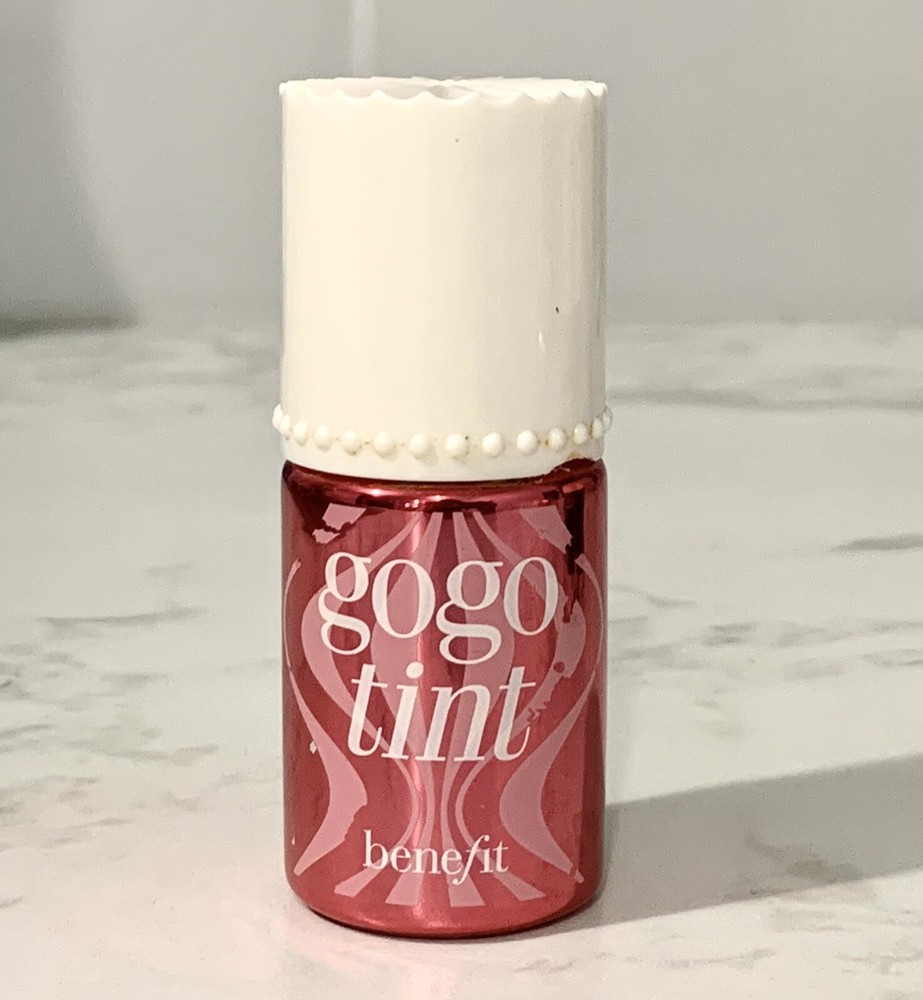 Benefit~Gogo Tint Bright Cherry Tinted Lip & Cheek Stain~0.33 oz NWOB