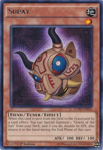 Supay LC5D-EN225 Rare 1st Edition Lightly Played Yugioh 5Ds Legendary Collection