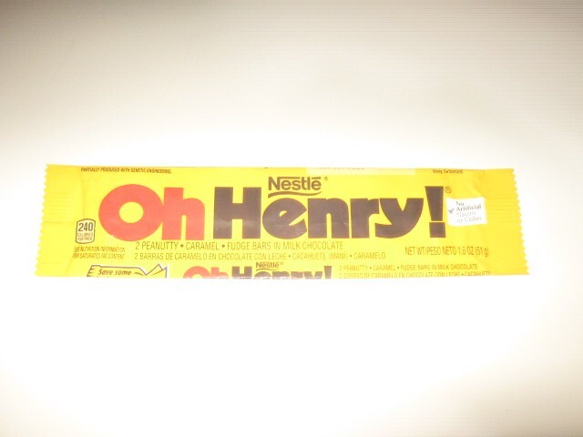 2019 Nestle Oh Henry Candy Bar Wrapper Collectible Vintage