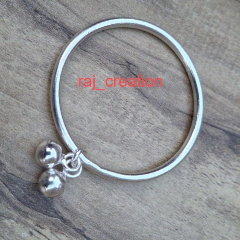 Solid 925 Sterling Silver Gungru Bangle Handmade Chunky Bracelet