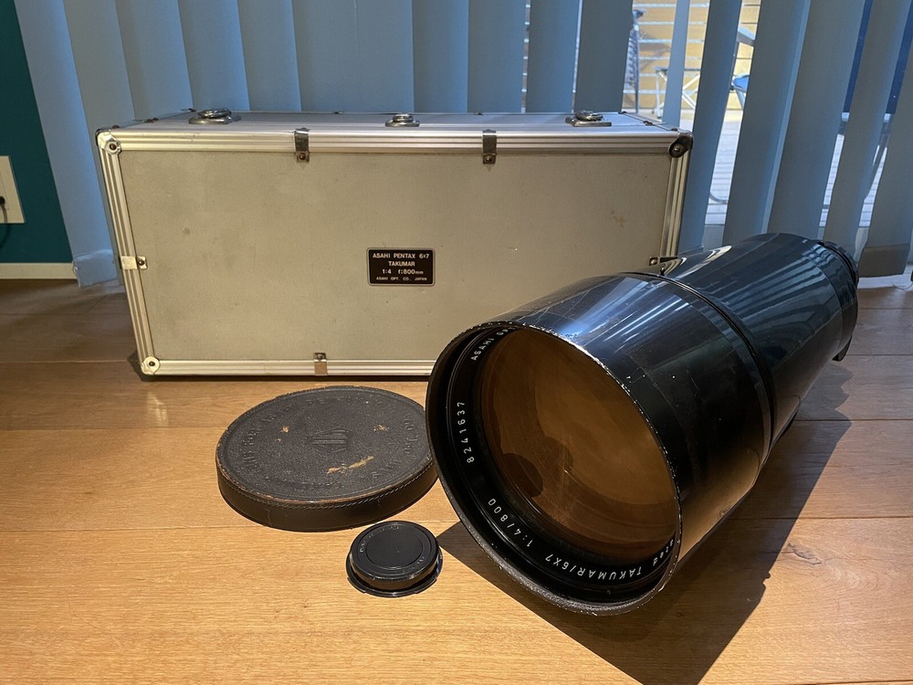 Super Rare Pentax SMC Takumar 6x7 800mm F4 Telephoto Lens Japan Exc+5 Condition