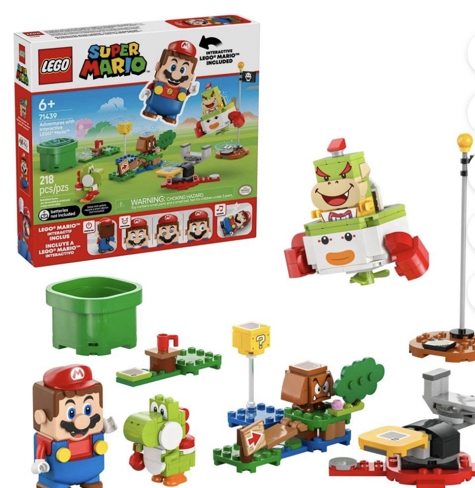 LEGO Adventures with Interactive Mario 71439, 218 Pieces, Super Mario, Complete…