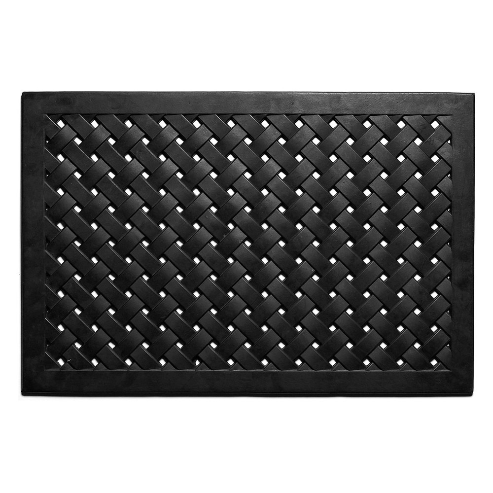 900071830 Hampton Weave Rubber Doormat, 18
