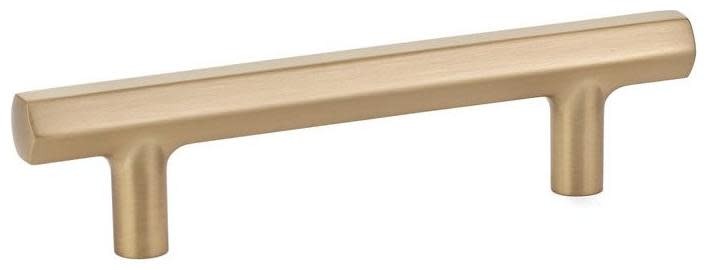 Emtek 86679 5-Inch Center-to-Center Modern Hexagonal Bar Cabinet Pull