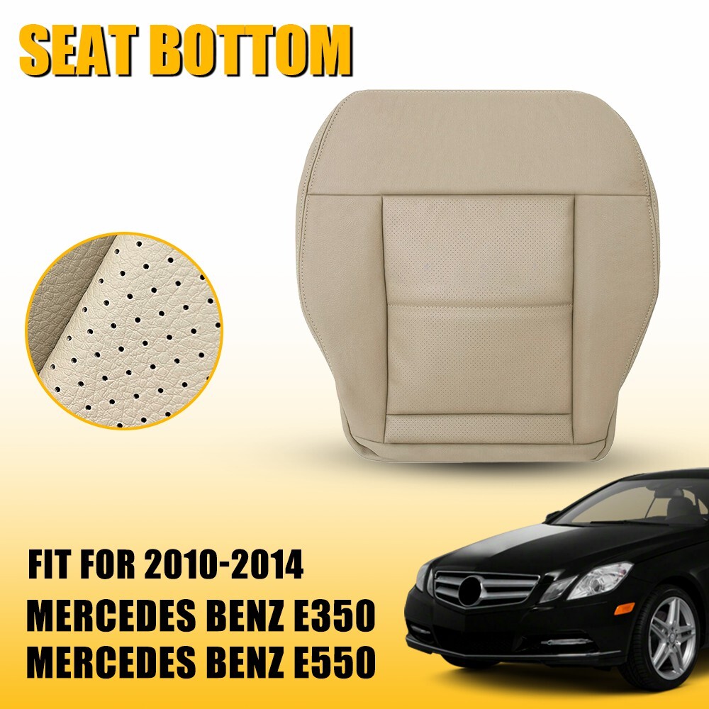 Mercedes E350 E550 2010-2014 Tan Driver Bottom Seat Cover