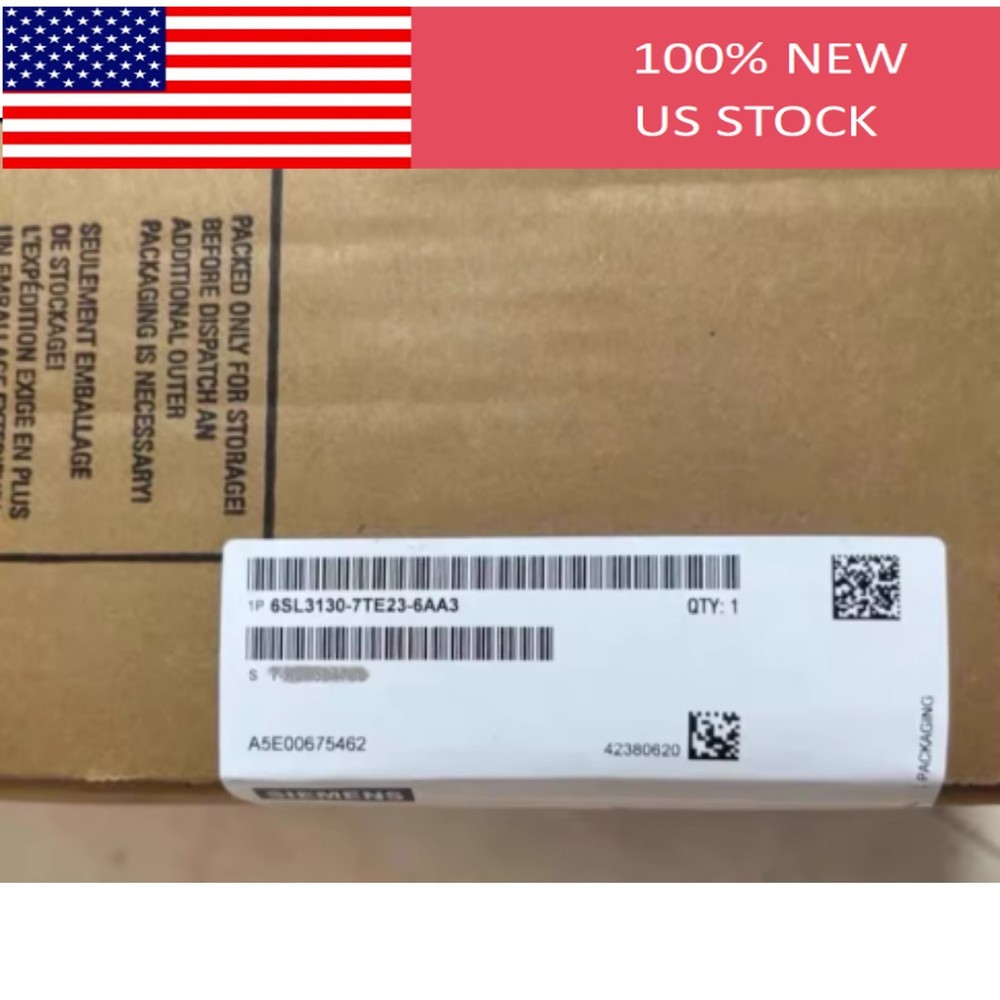 Surplus Sealed Siemens 6SL3130-7TE23-6AA3 6SL3 130-7TE23-6AA3 60A Line Module MS