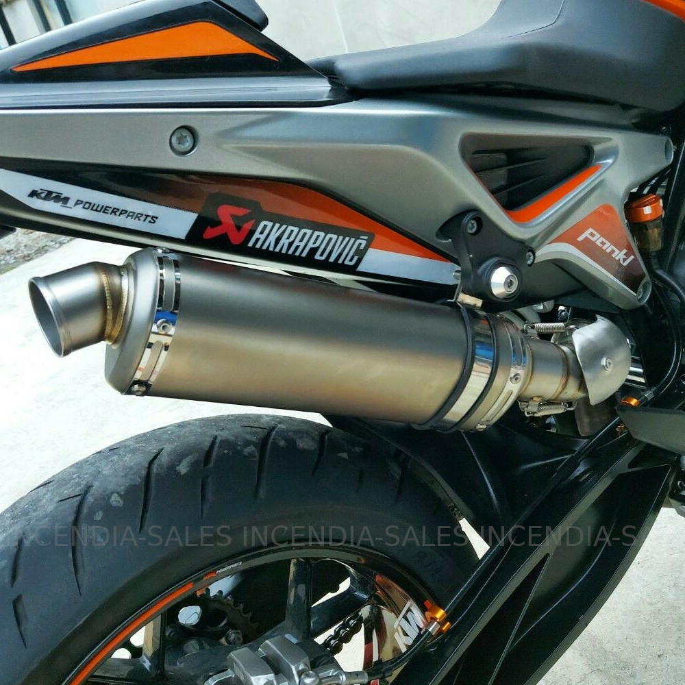 KTM 890 Duke R Titanium Exhaust System Silencer Slip On Can Link Pipe 2020-2023