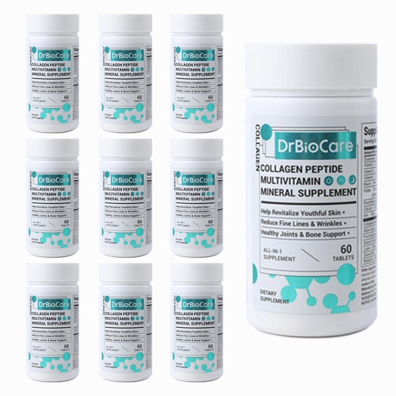 Flash Sale- 10 bottles DrBioCare Collagen Peptide，Vitamin & Mineral-image