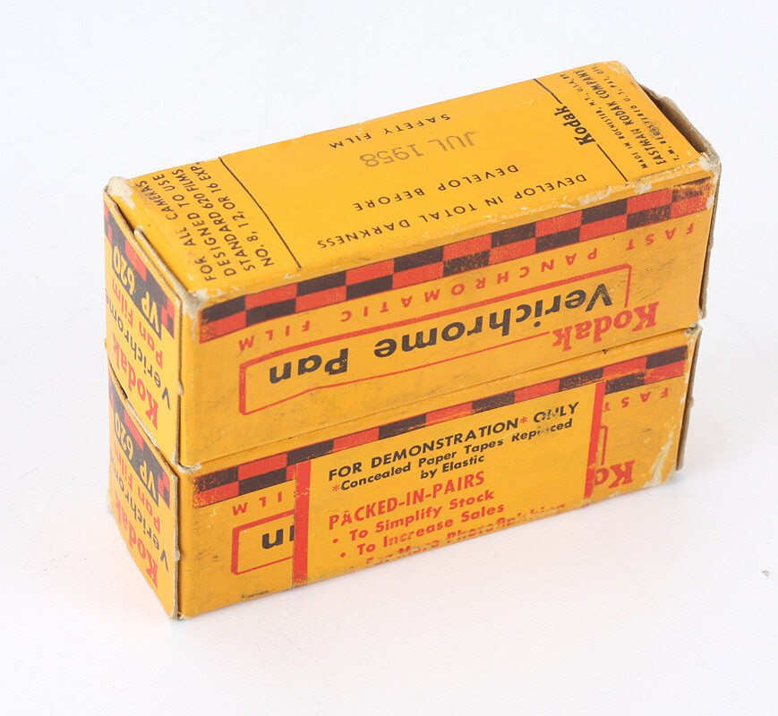 KODAK 620 VERICHROME PAN 2-PACK, BOXED, EXPIRED 1952, FOR DISPLAY/cks/193906