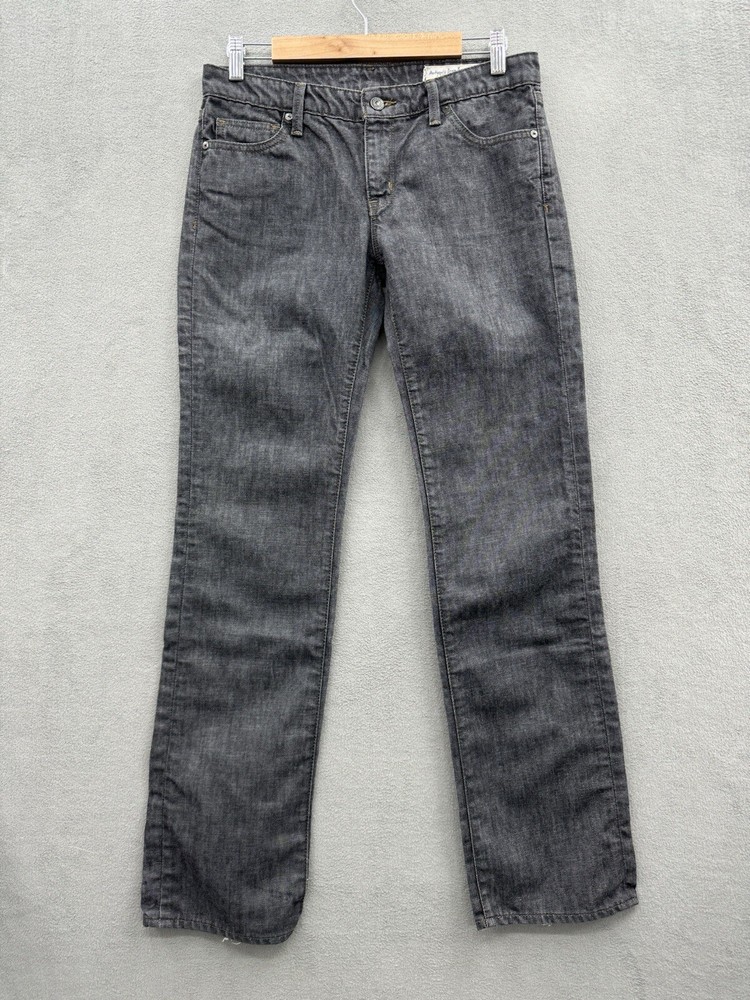 Polo Jeans Co. Ralph Lauren Women's 8 Straight Leg Kelly Black Jeans Y2K