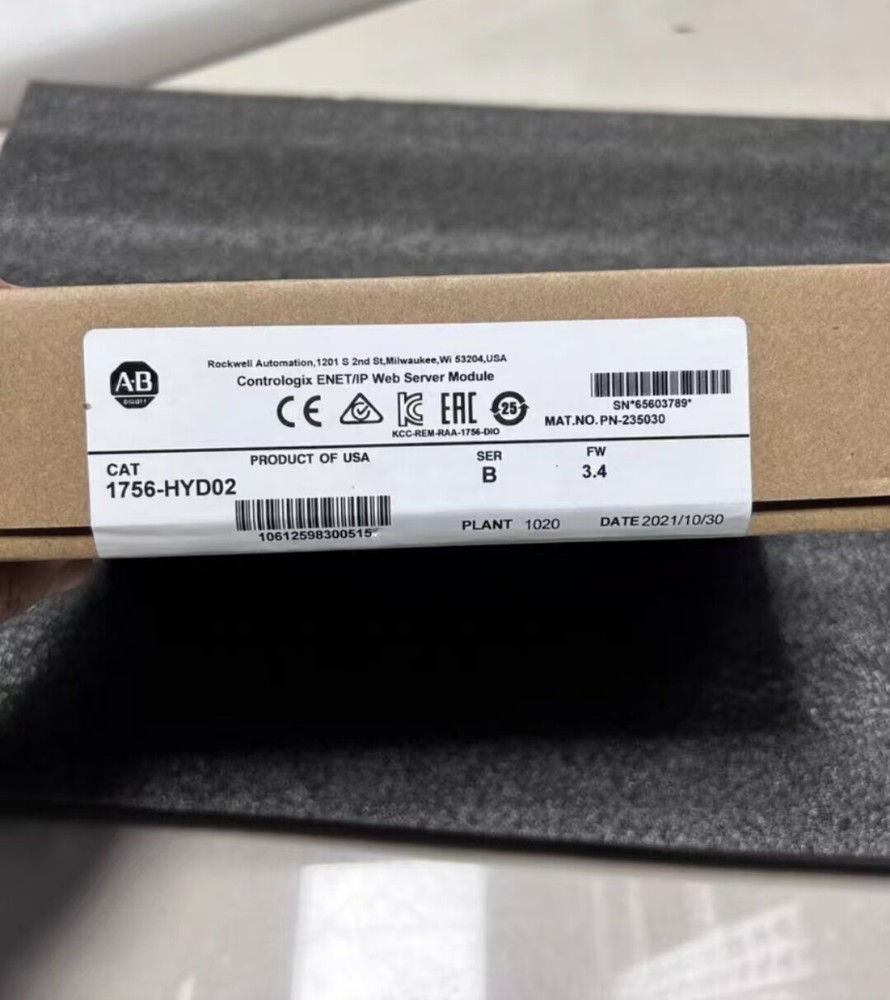 1756-HYD02 Allen-Bradley 1756-HYD02 ControlLogix IN BOX UPS EXPRESS