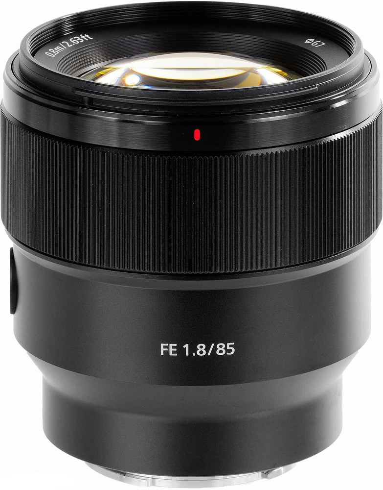 Sony FE SEL85F18 85mm f/1.8 Telephoto Lens - Black