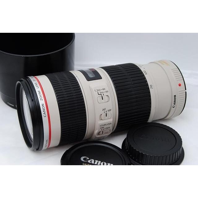 Canon EF 70-200mm f4L IS USM Full Frame Lens Near Mint Condition  