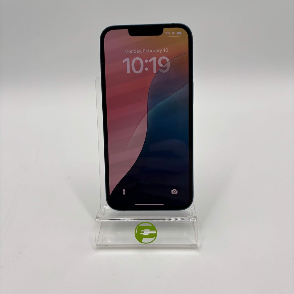 Factory Unlocked Apple iPhone 13 128GB iOS 18.1.1 in Blue Model MMMA3LL/A for Seamless Connectivity