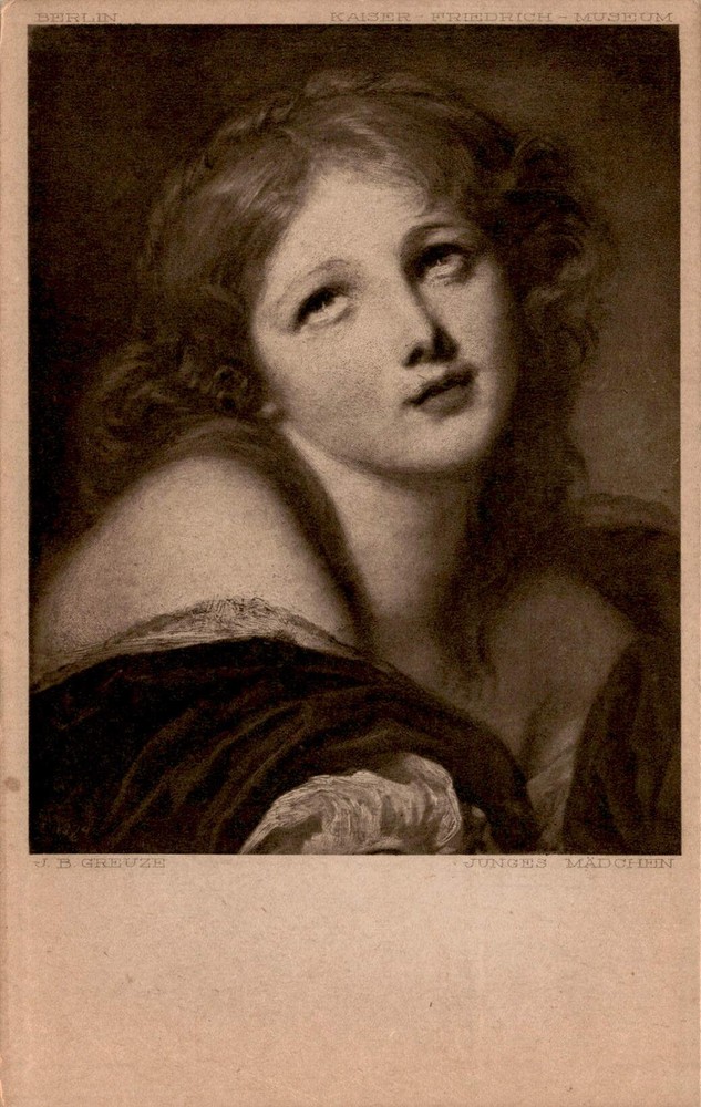 BERLIN, KAISER FRIEDRICH-MUSEUM, JB GREUZE, Postcard