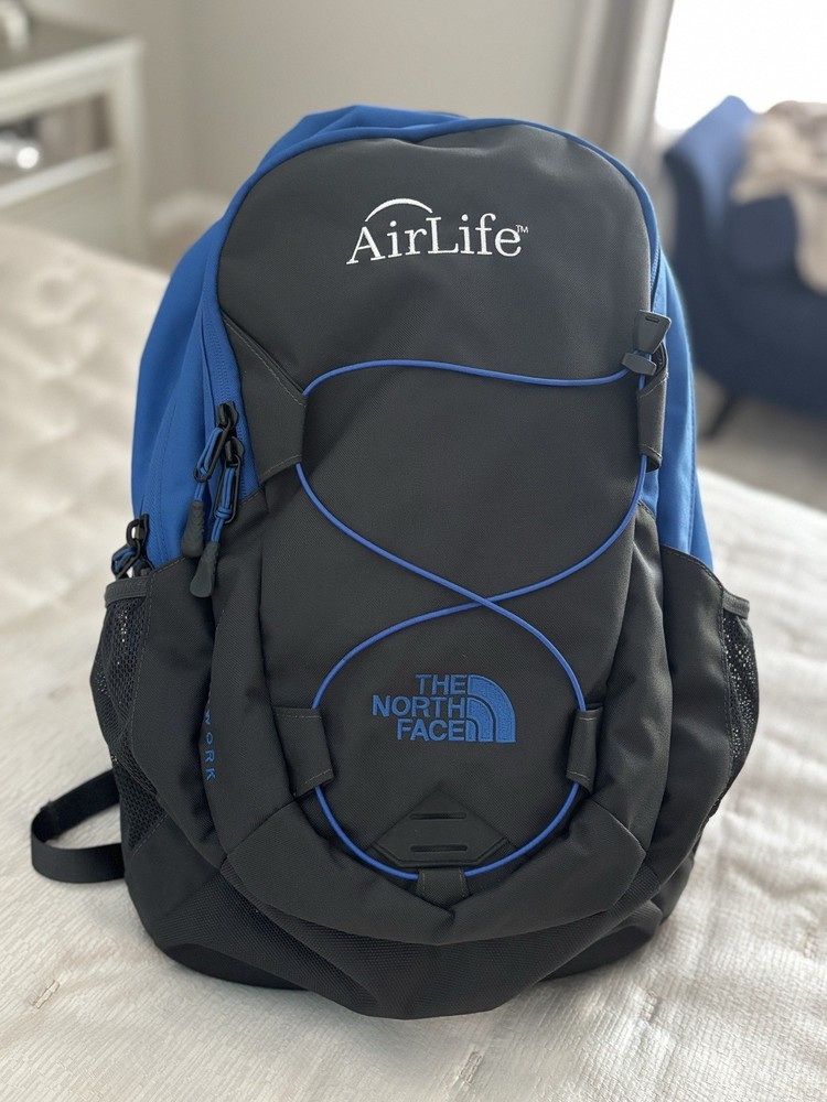 The North Face Groundwork Backpack Black Blue NWOT