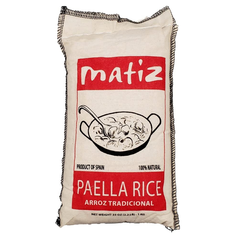 Spanish Paella Rice - Medium Grain for Risotto, Seafood Dishes, Gluten Free