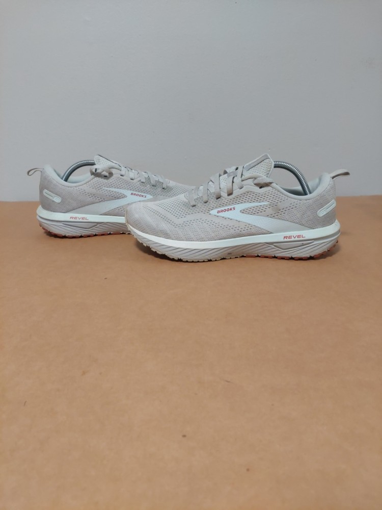 Brooks Revel Shoes Womens  Gray Mesh Running Sneakers 1203861B459 SIZE 11.5