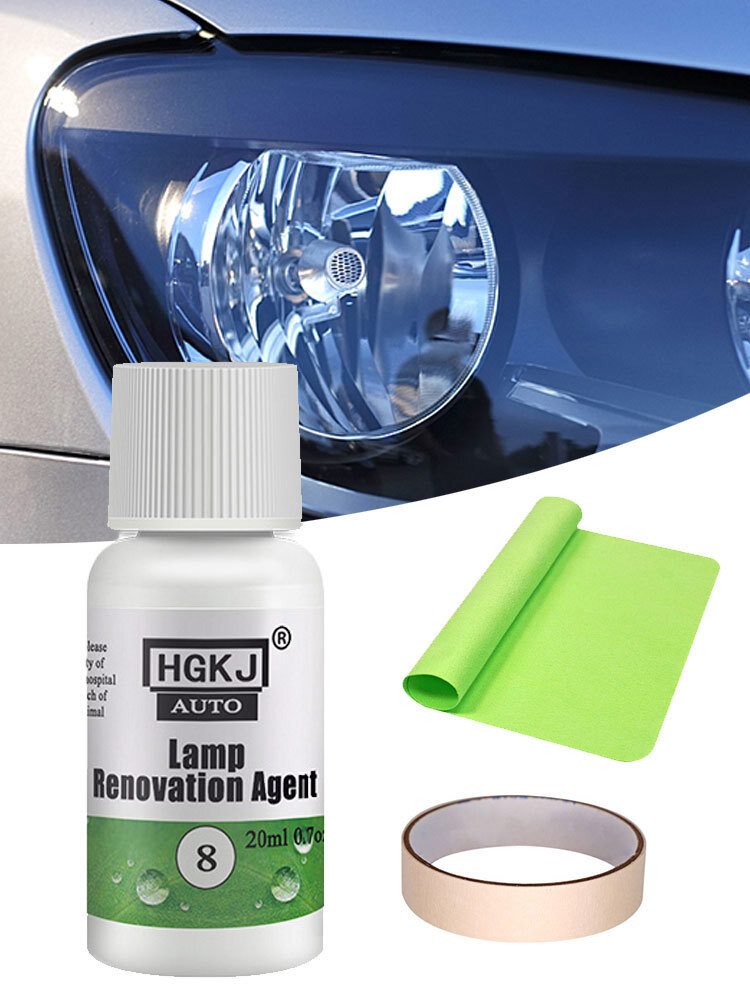 1 Set Car Headlight Cover Len Restorer Cleaner Repair Liquid Polish Kit