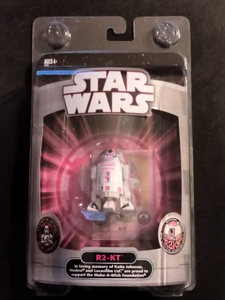 Hasbro Star Wars 2007 SDCC Make-A-Wish R2-KT Pink Droid 30TH Anniv. 501st Excl