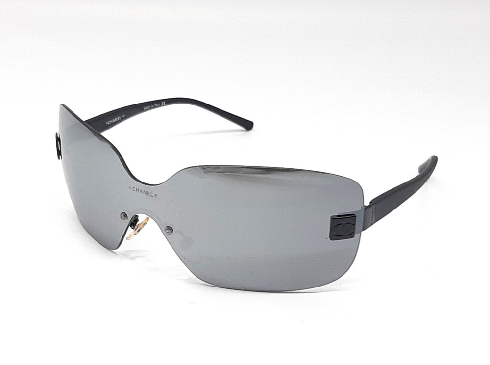 Chanel Cocomark logo rimless sunglasses with mirror coating size 120 4029