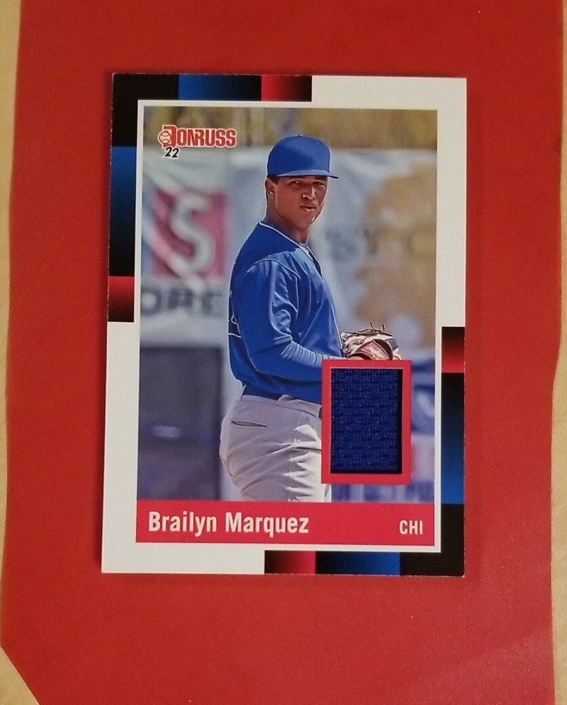 2022 Donruss Retro 1988 Materials Brailyn Marquez #R88M-BM Jersey FREE SHIPPING