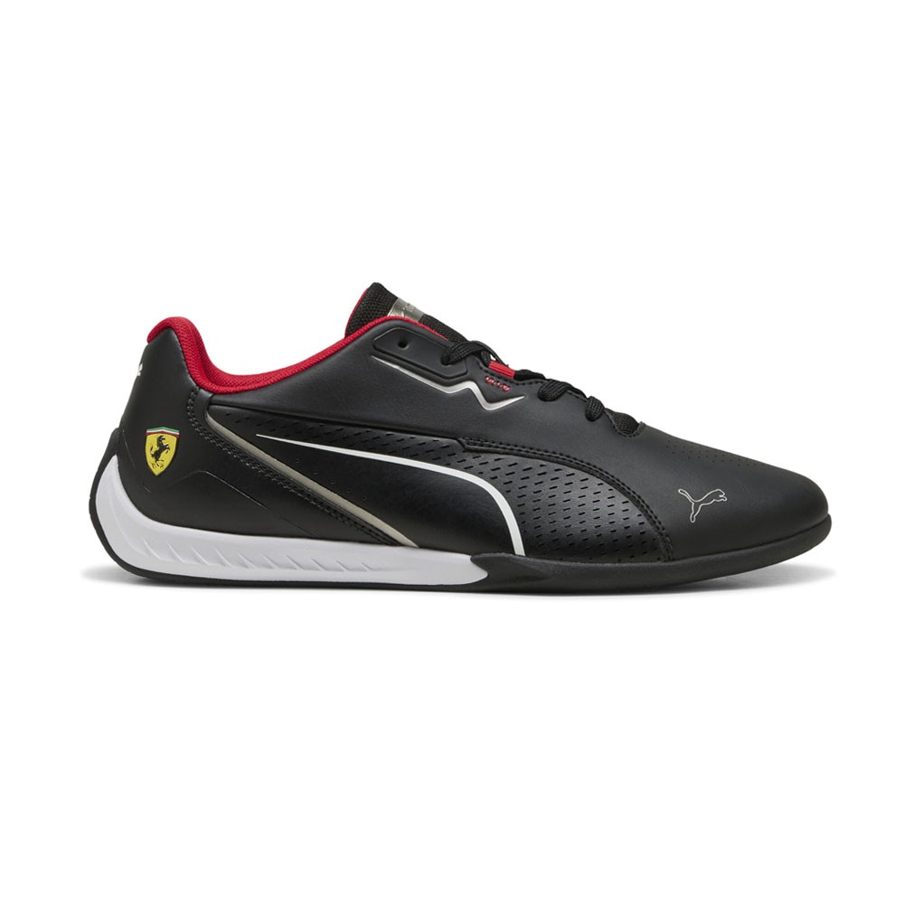 PUMA Scuderia Ferrari Drift Cat 11 Lace Up  Mens Black Sneakers Casual Shoes 308