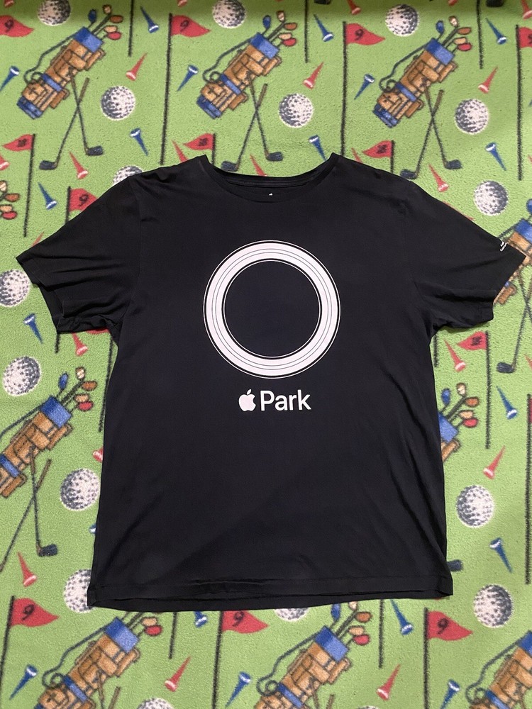 REFURBISHED APPLE PARK IPHONE IPAD PROMO TECH TEE T SHIRT MENS LARGE L