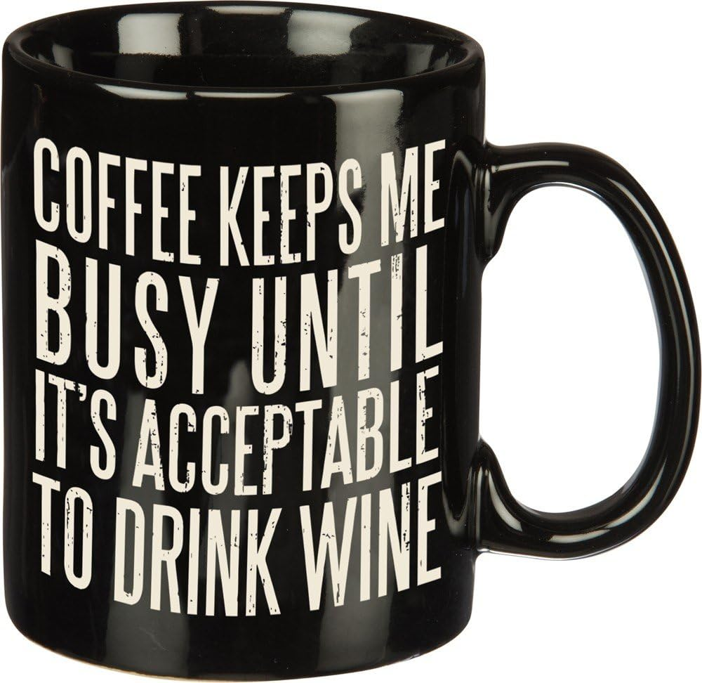 - 28559  Box Style Coffee Mug, 20 Oz