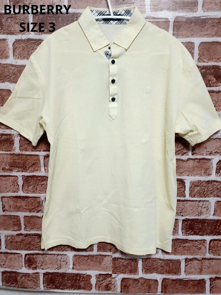 Burberry short-sleeved polo shirt Men's Fashion from Japan
