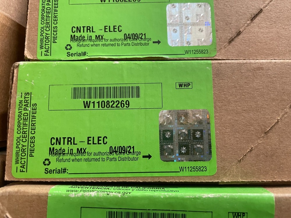 Whirlpool Range Oven Control Board OEM W11082269 W10759276 D210