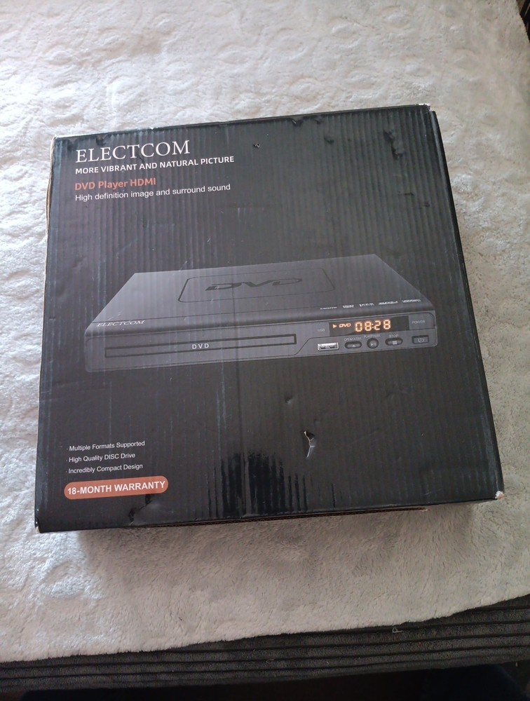 Electcom Portable DVD Player with Remote Control for Home & Travel