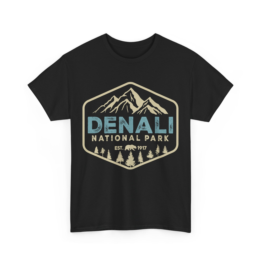 Denali National Park T-shirt, Mountains Nature Lovers Bear Women Men Shirt
