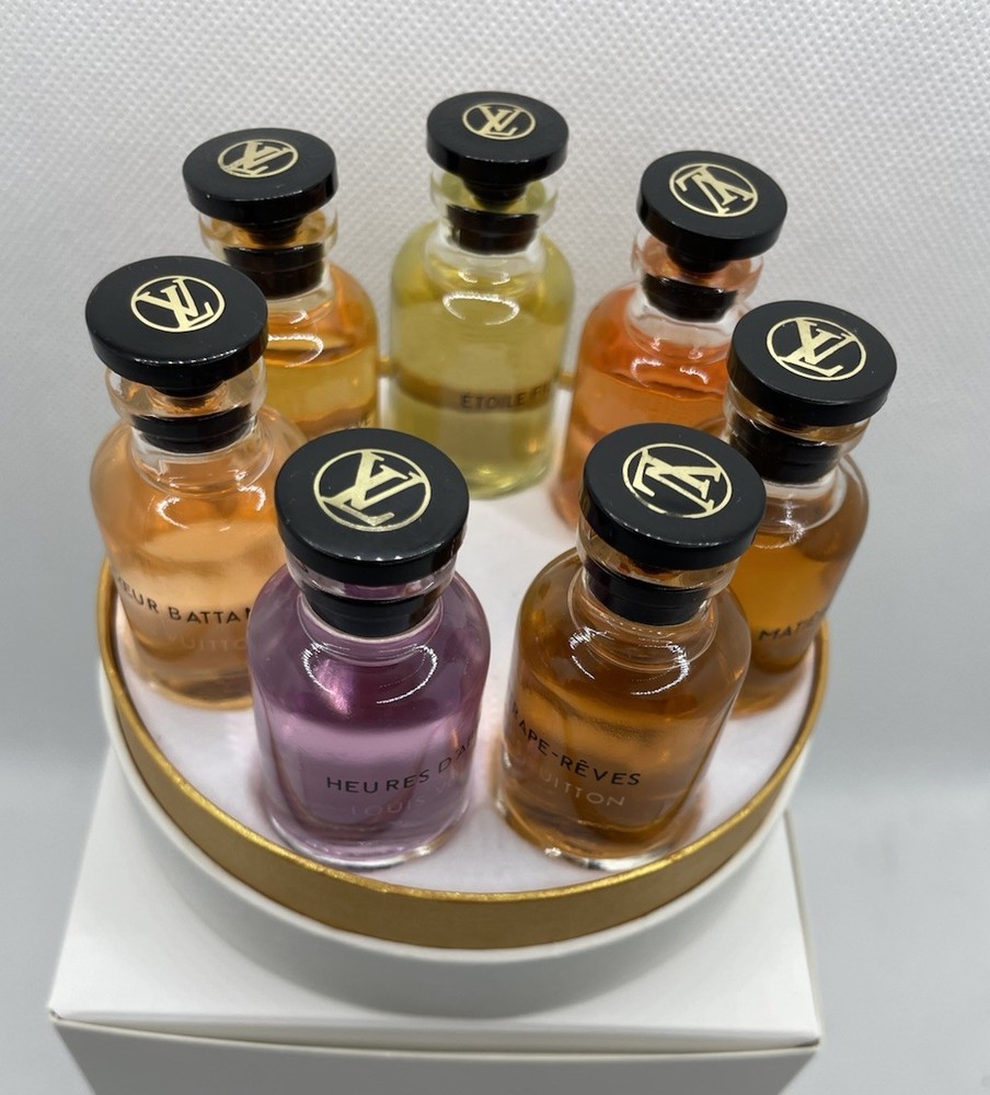 7 Piece Louis Vuitton Parfums  Womens 10 Ml Mini Bottle Set Batch# 4D03 LPO24