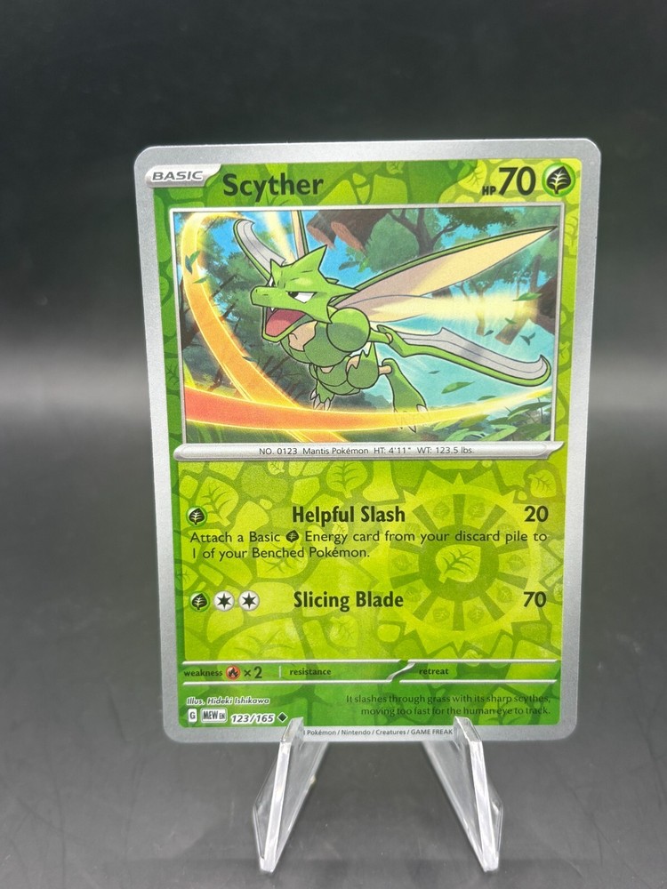 Scyther 123/165 Reverse Scarlet Violet 151 English