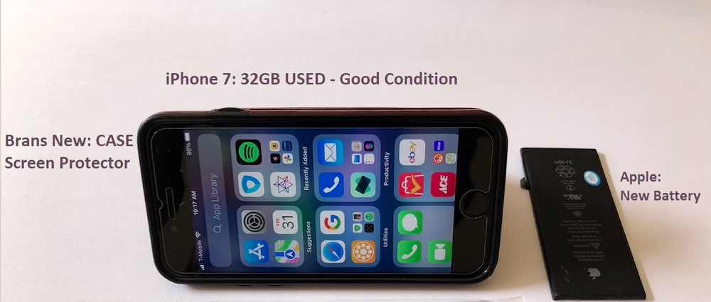 Apple iPhone 7 - 32GB - Good Condition - Factory Unlocked +Brand New Accessories