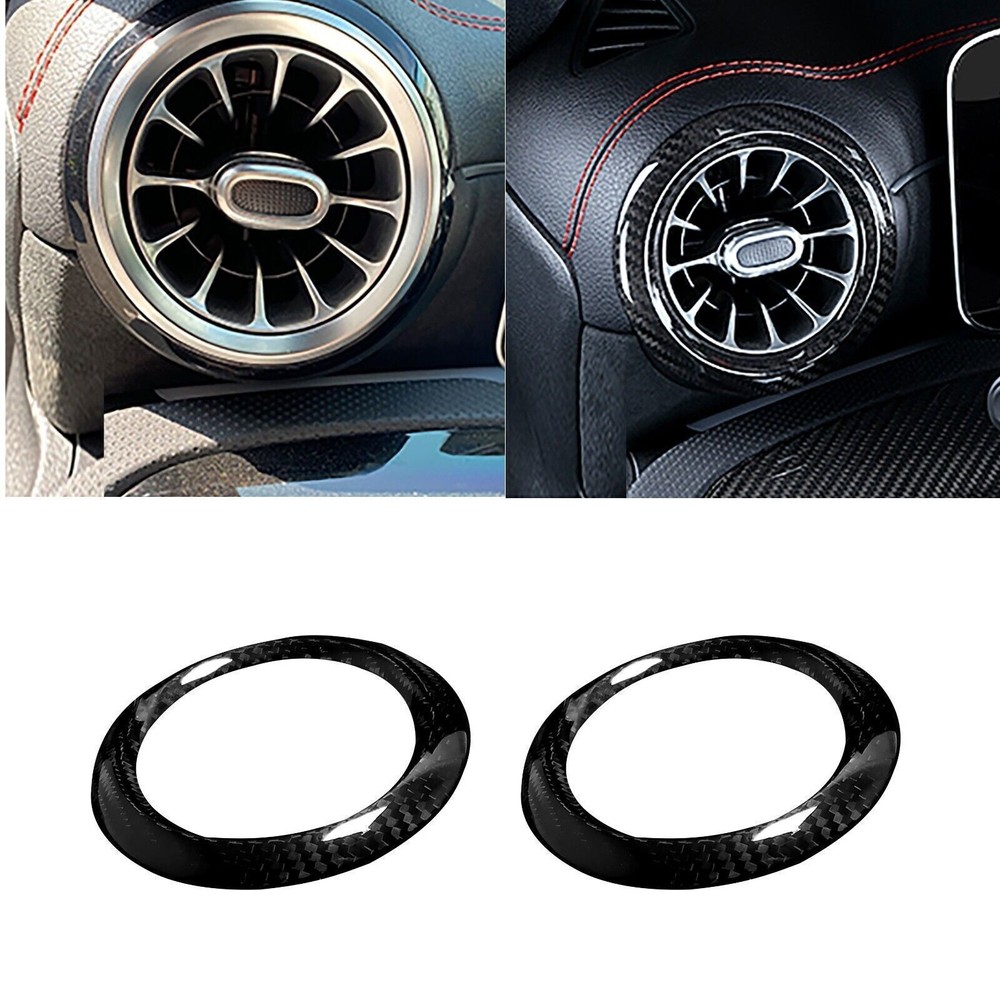 Carbon Fiber Car Air Vent Outlet Cover For BENZ W118 CLA  A-Class CLA200 CLA260