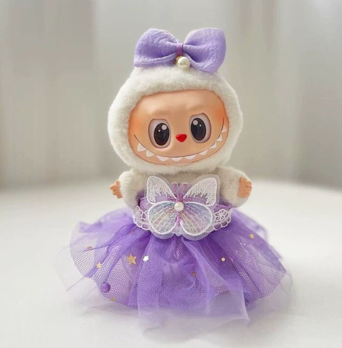 POP MART LABUBU The Monsters Plush Doll Outfit Set - Skirt & Clothes (No Doll)