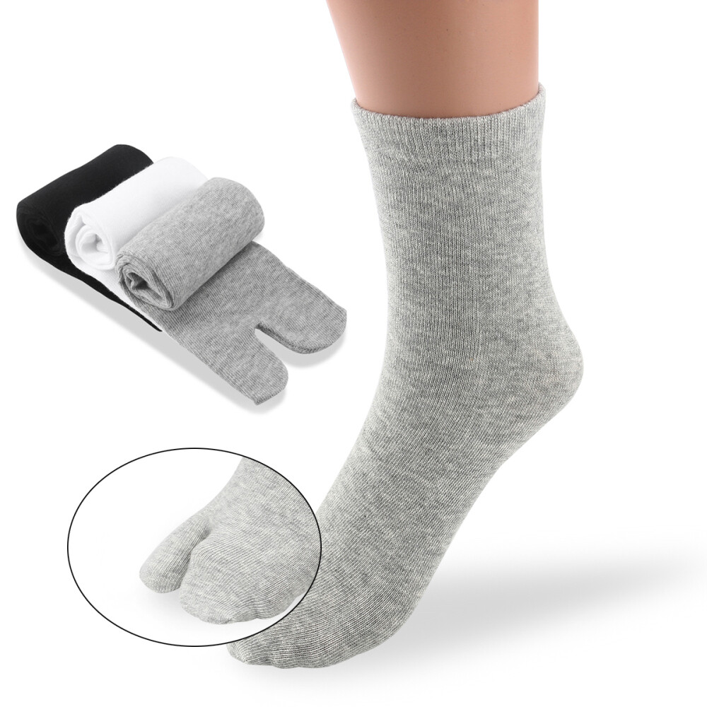 Sturdy Cotton Professional Elastic Tabi Toe Socks for Home & Work