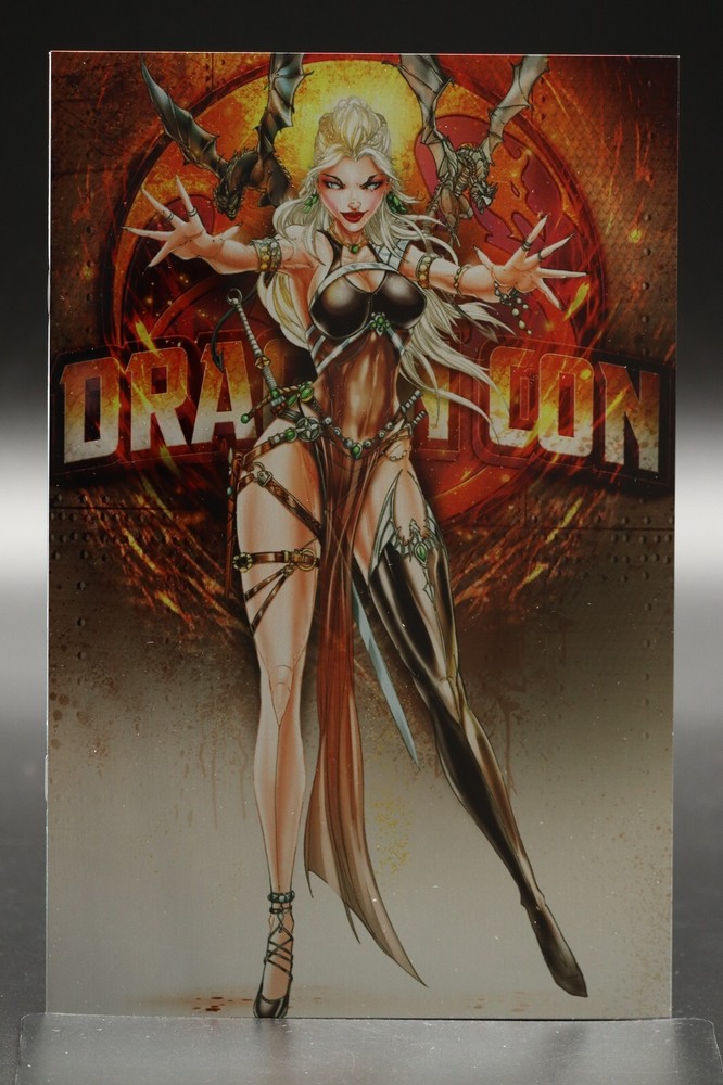 White Widow (2019) #1 Jamie Tyndall Dragon Con Metal Virgin Variant NM